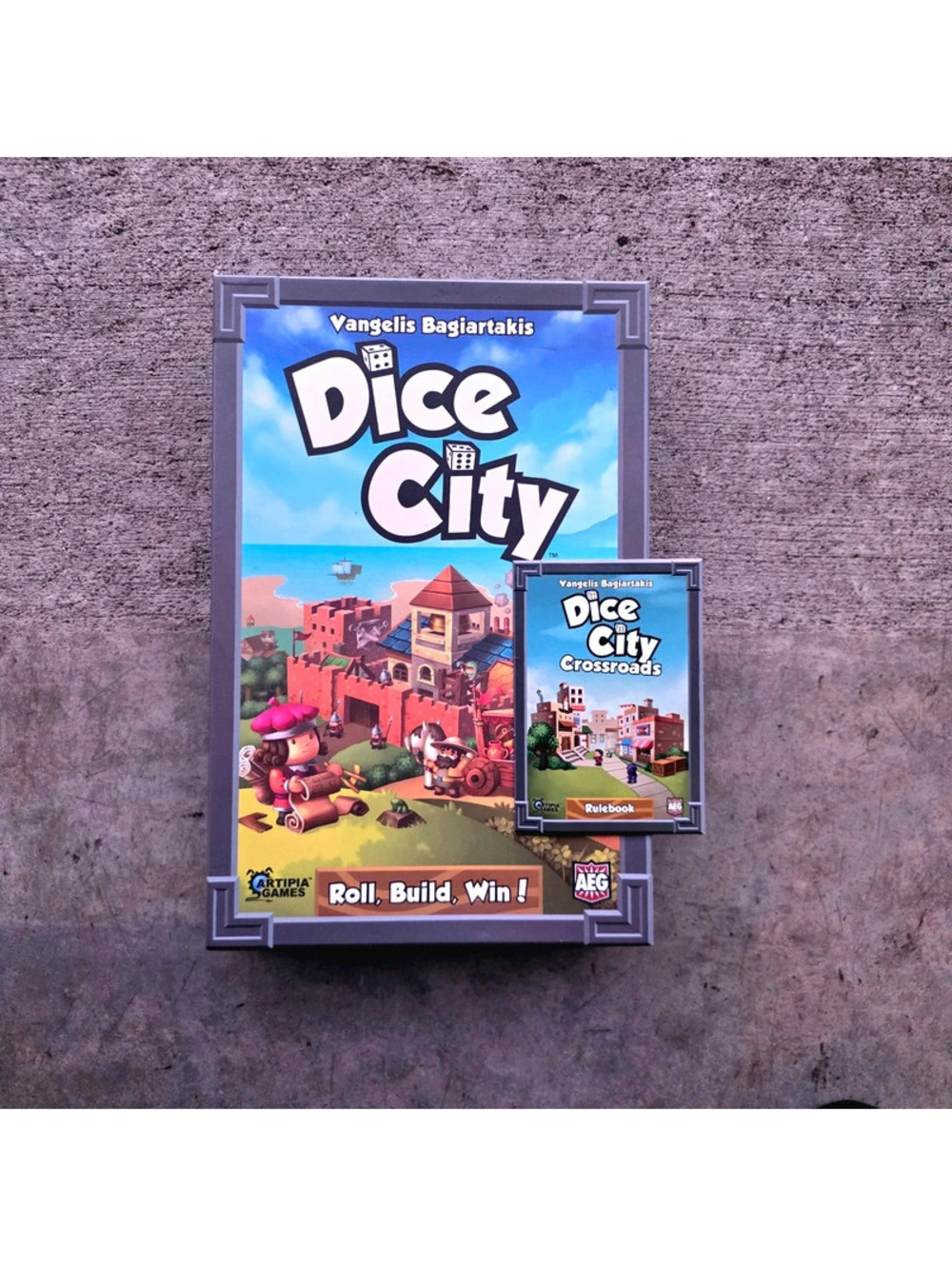 Dice City Board Game with iCrossroads expansion
